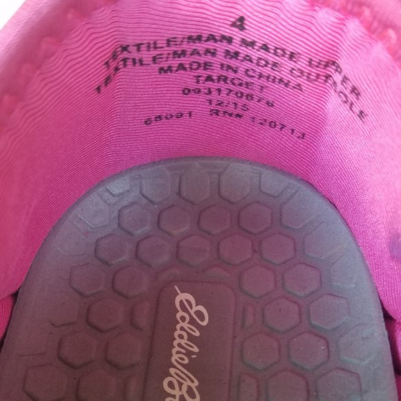 Girls Eddie Bauer Leeanne Pink Mary Jane Shoes NWT - Picture 5 of 7